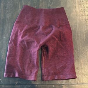 Red Alphalete Scrunch Shorts XS
